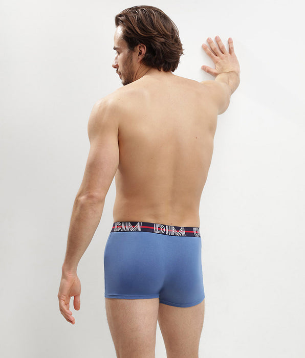 DIM Lot de 3 boxers rouge, bleu nuit et bleu clair - Dim Powerful