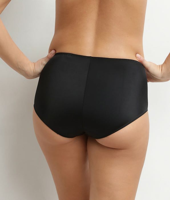 DIM Culotte ventre plat taille haute Noire Dim Silhouette Essentiel