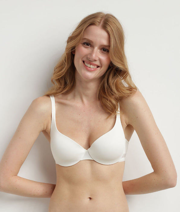 DIM Soutien-gorge corbeille ampliforme nacre InvisiFree de Dim