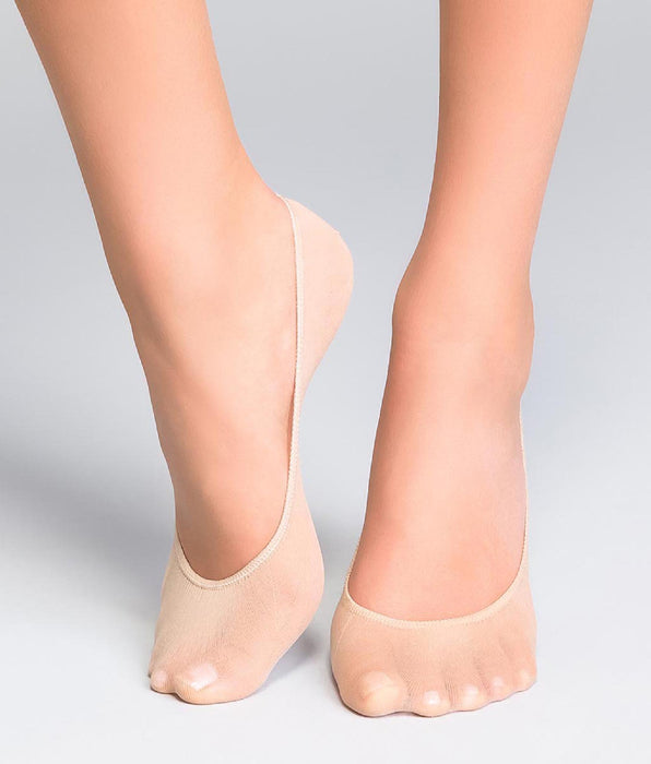 DIM Lot de 4 protège-pieds clairs EcoDIM opaques 40D