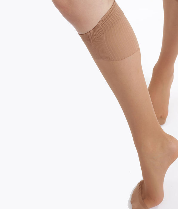DIM Lot de 2 mi-bas cannelle Absolu Flex 20D