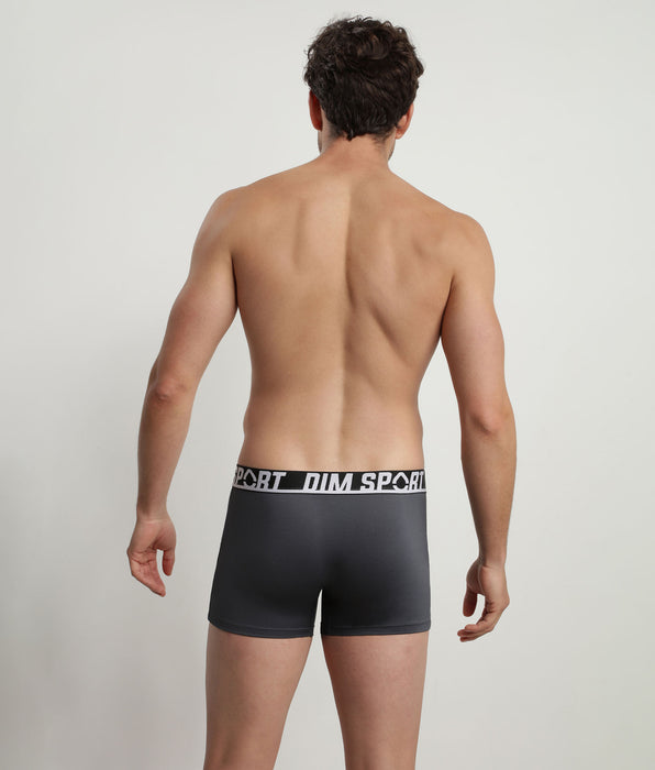 DIM Lot de 3 boxers homme microfibre thermorégulateur Violet Dim Sport