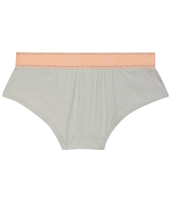 DIM Shorty fille Gris et Rose Dim Sport