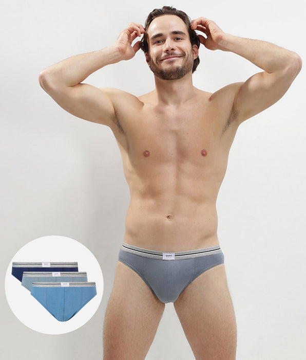 DIM - Slip In Cotone Elasticizzato Da Uomo Dim 3 Pezzi DIM - Slip In Cotone Elasticizzato Da Uomo Dim 3 Pezzi