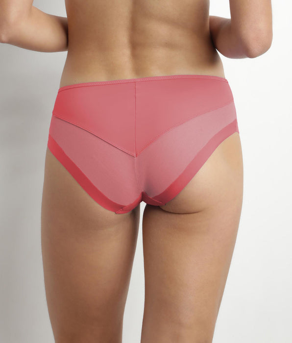 DIM Slip femme en microfibre et tulle Grenadine Dim Generous