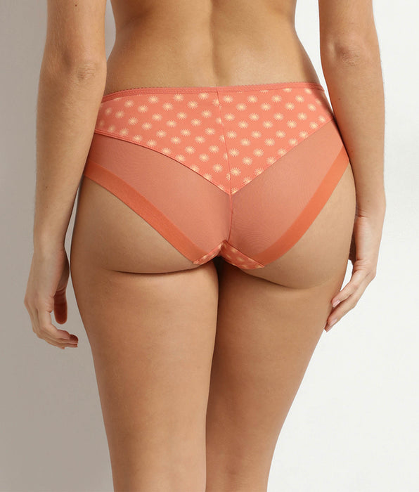DIM Culotte femme microfibre et tulle motif soleil Dim Generous