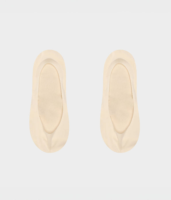 DIM Lot de 2 protège-pieds naturel échancrure médium InvisiFit de Dim