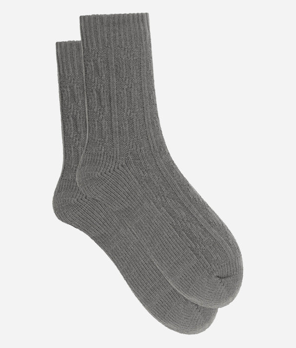 DIM Chaussettes polaires femme gris acier Cocoon