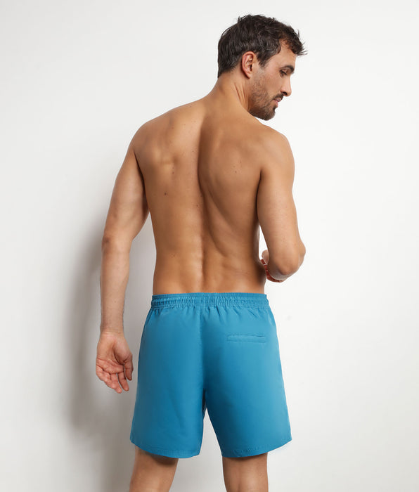 DIM Maillot de bain homme boxer Bleu motif citron Dim Swimwear