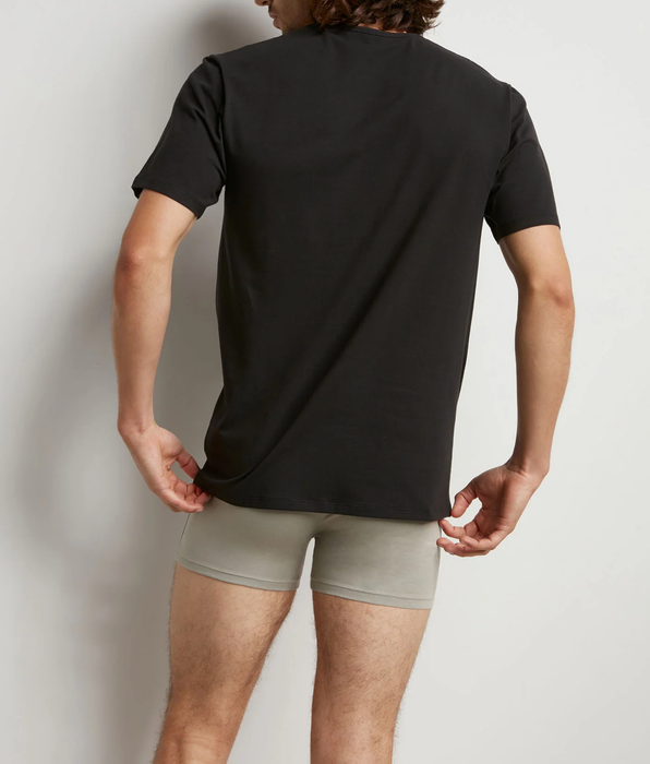 DIM Lot de 2 Tshirts homme thermorégulateur à col rond noir Regul Activ