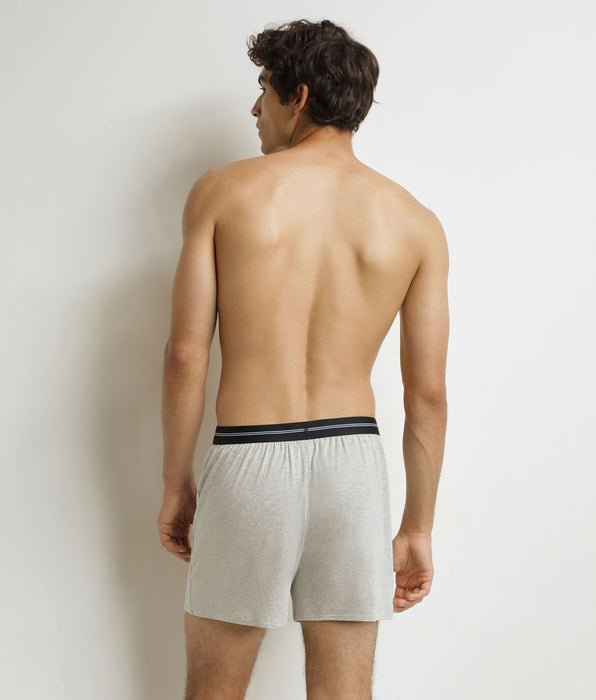 DIM Caleçon homme Gris Chiné Dim Icons