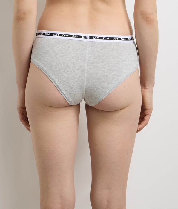 DIM Shorty femme Gris Chiné Dim Icons