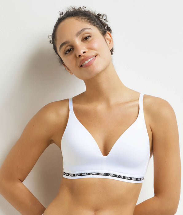 DIM Soutien-gorge triangle paddé Blanc Dim Icons