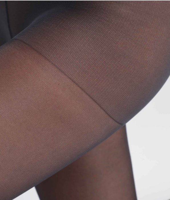DIM Collant femme semi-opaque Noir en fils recyclés Dim Good