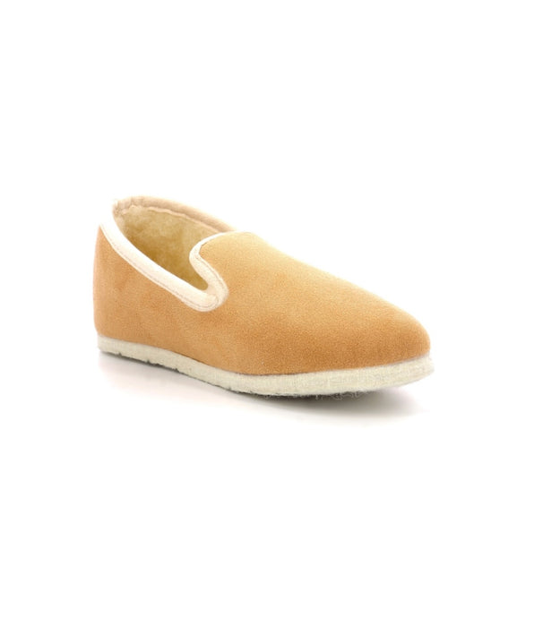 DIM Chaussons  beige et blanc cassé pour femme