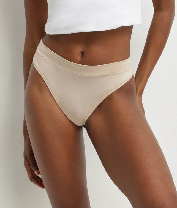 DIM String femme en coton modal Nude Dim Comfort Collection