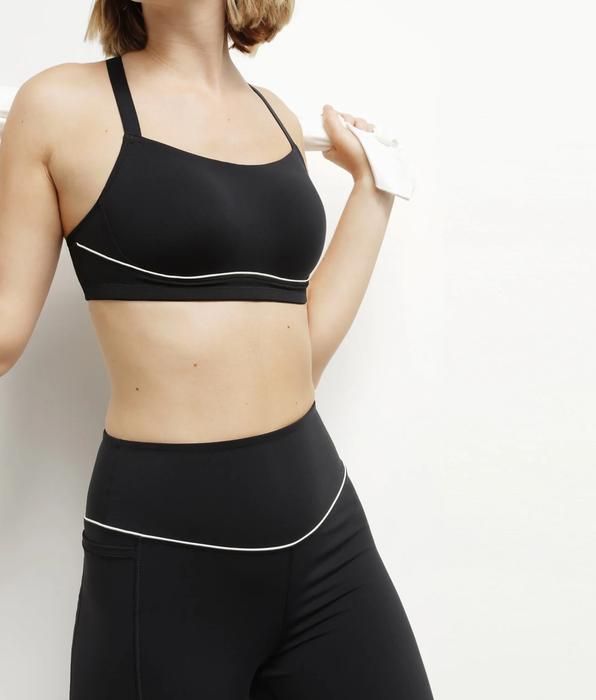DIM Soutien-gorge de sport en microfibre sculptante noire Dim Move