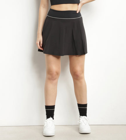 DIM  Jupe short de sport femme en microfibre Noire Dim Move