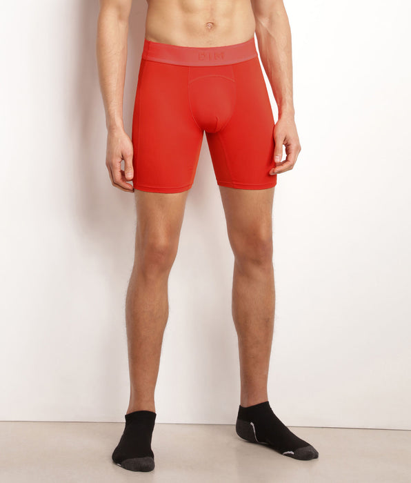 DIM Boxer long homme Orange Dim Move