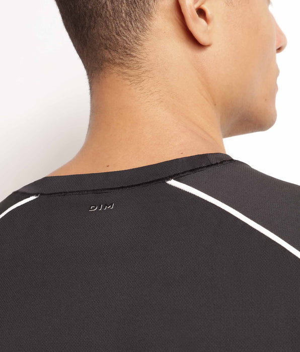 DIM Débardeur de sport homme en matière aérée Noire Dim Move