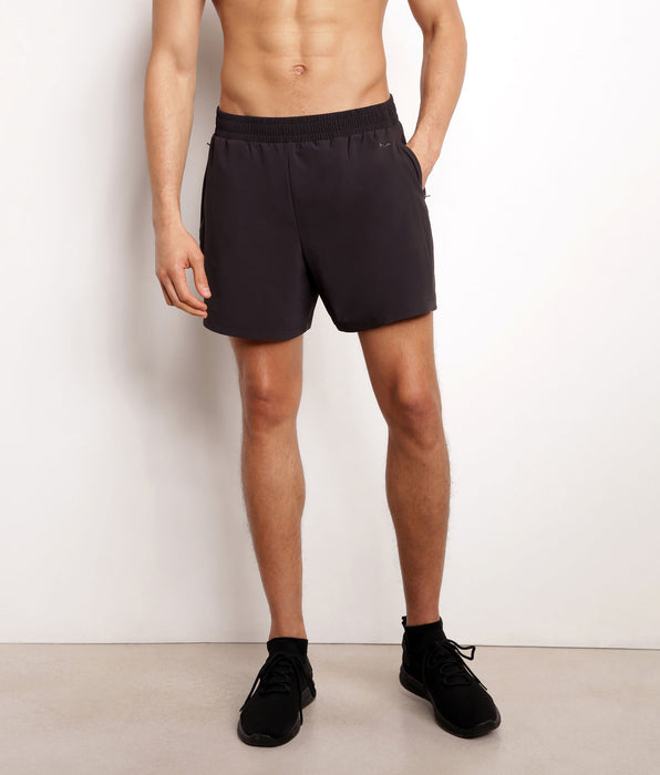 DIM Short de sport homme en matière aérée Noir Dim Move