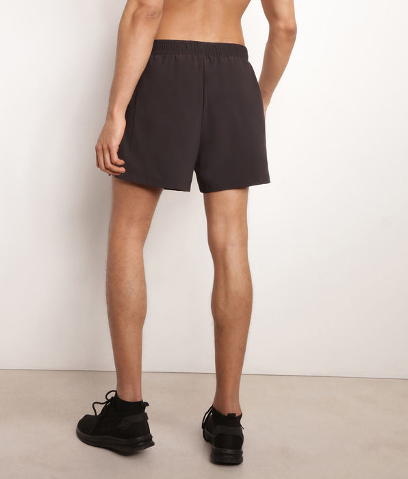 DIM Short de sport homme en matière aérée Noir Dim Move
