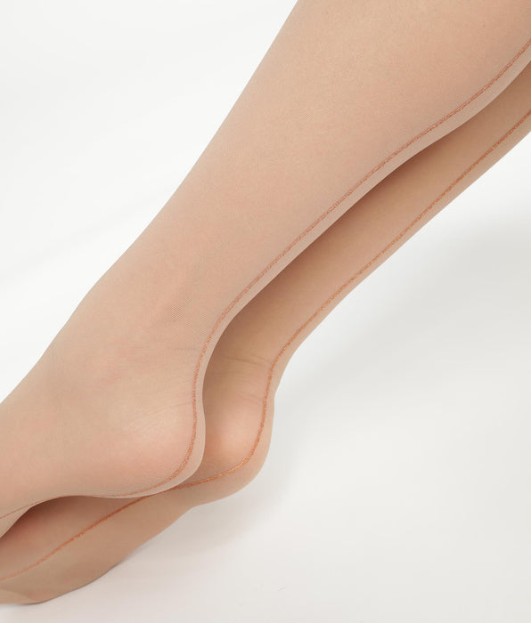 DIM Collant transparent Beige avec liseré cuivré Dim Style