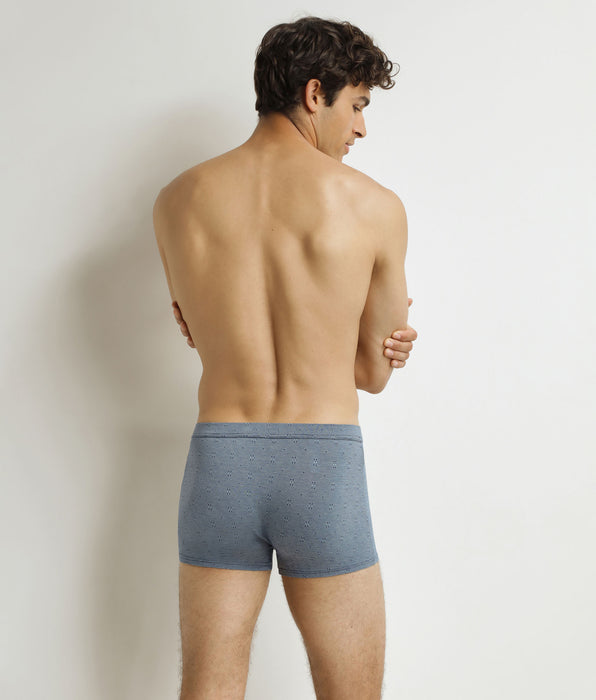 DIM Boxer homme Bleu Brut Dim Classic Coton Modal