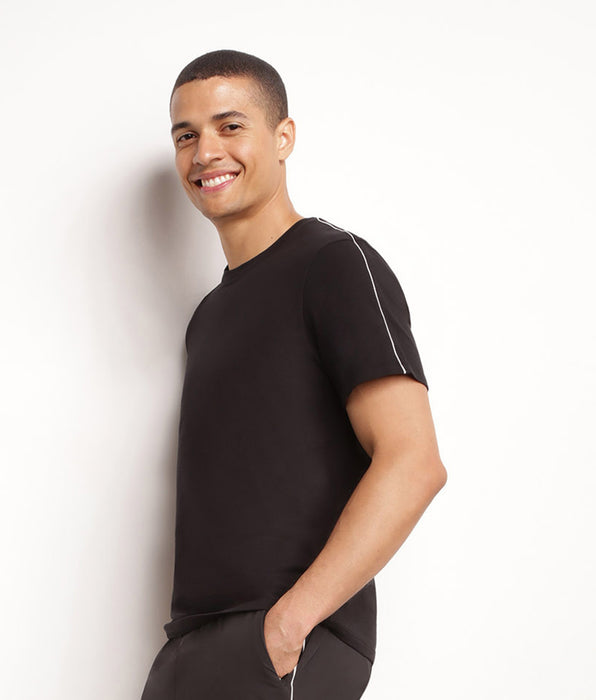 DIM T-shirt de sport homme thermorégulateur en jersey Noir Dim Move