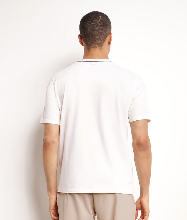 DIM T-shirt de sport homme thermorégulateur en jersey Écru Dim Move
