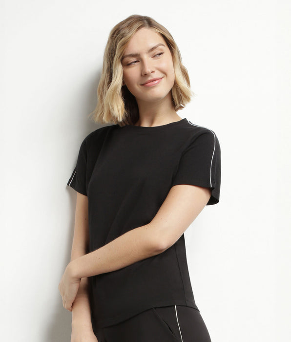 DIM T-shirt de sport femme thermorégulateur en jersey Noir Dim Move