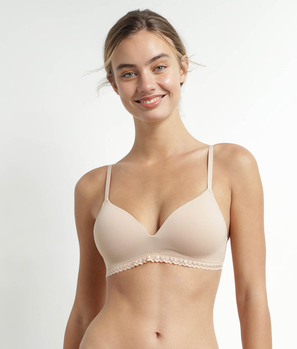 DIM Soutien-gorge triangle paddé sans armatures Nude Daily Micro