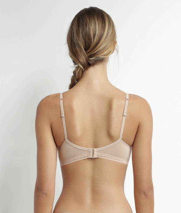 DIM Soutien-gorge triangle paddé sans armatures Nude Daily Micro