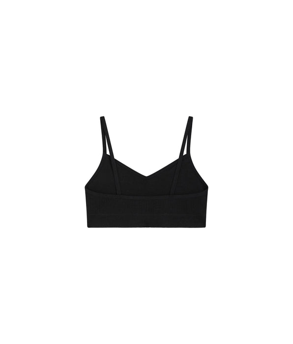 DIM Brassière fille sans couture en microfibre Noir Dim