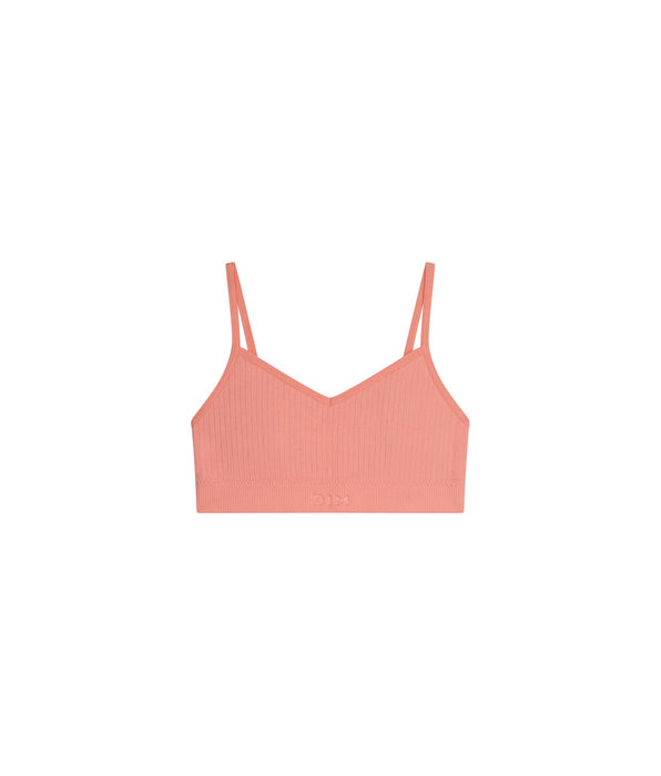 DIM Brassière fille sans couture en microfibre Corail Dim