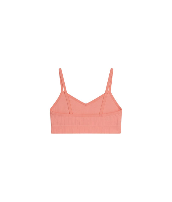 DIM Brassière fille sans couture en microfibre Corail Dim