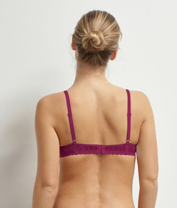 DIM Soutien-gorge corbeille à armatures en microfibre Fruits des Bois Daily Dentelle