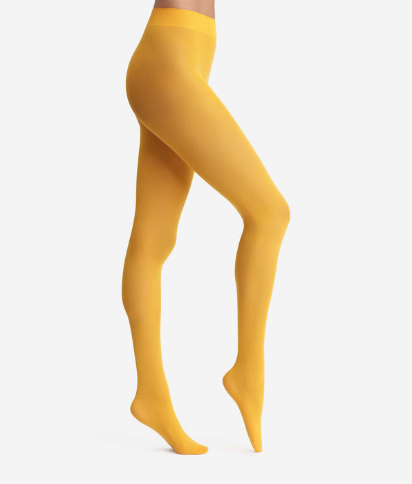 DIM Collant jaune opaque 50D Dim x Ines de la Fressange