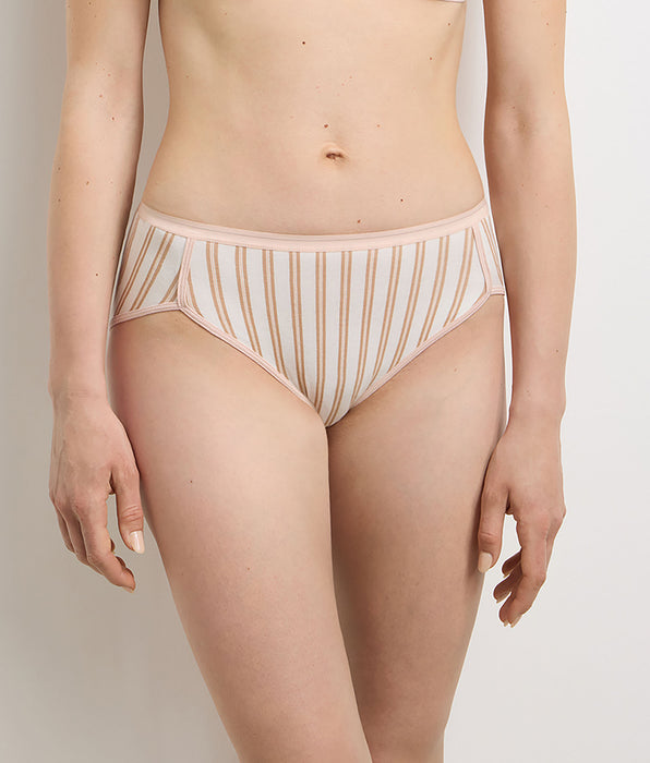 DIM Lot de 3 shortys à élastique fantaisie bleu pétale Dim x Ines de la Fressange