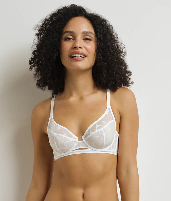 DIM Soutien-gorge emboîtant à armatures Blanc Dim Bloom