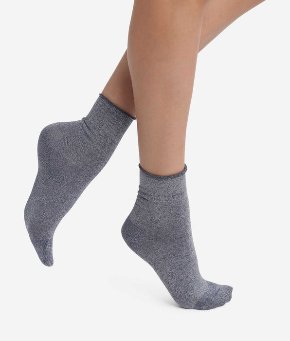 DIM Chaussettes femme en lurex Marine Dim Mode