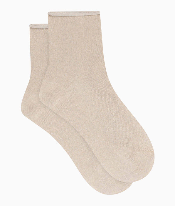 DIM Chaussettes femme en lurex Ébène Dim Mode