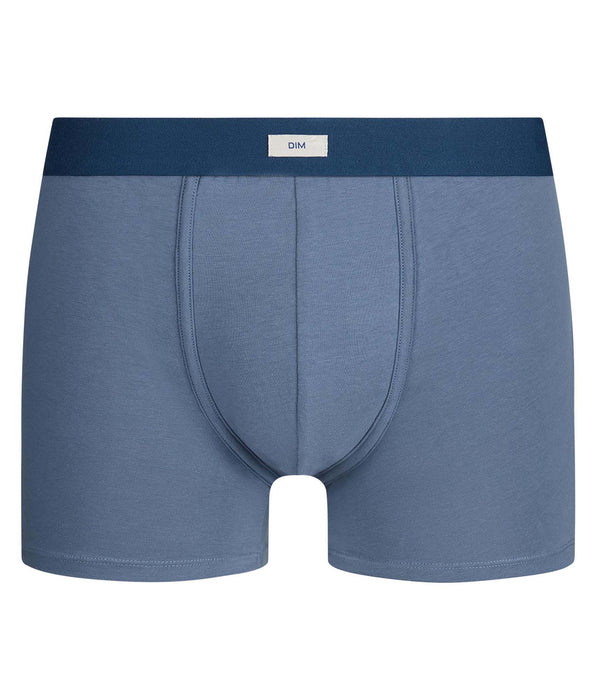 DIM Boxer homme long en coton Bleu Fjord Dim Trendy