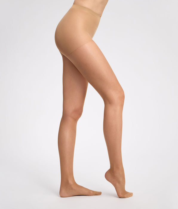DIM Collant transparent sans démarcation medium foncé Nude