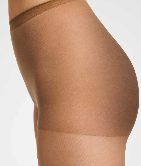 DIM Collant transparent Nude brun