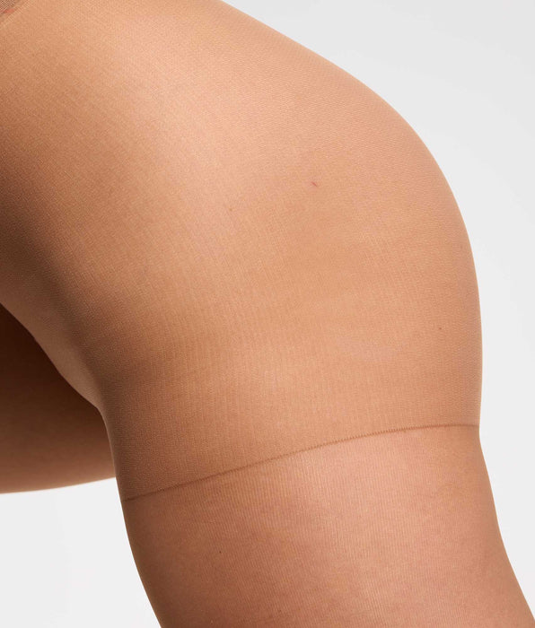 DIM Collant transparent sans démarcation brun foncé Nude