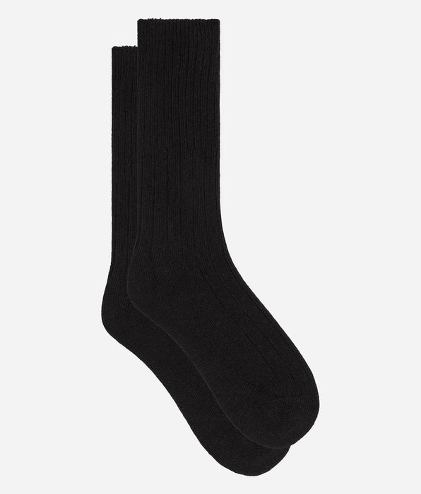 DIM Chaussettes chaudes femme noir