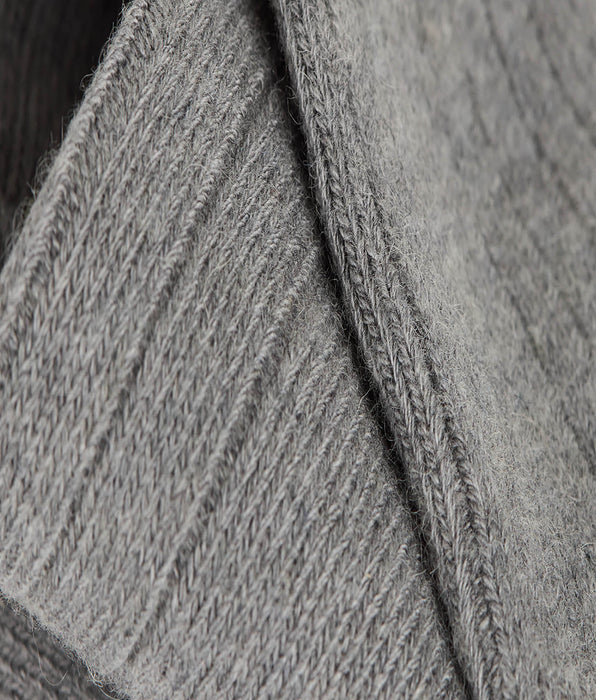 DIM Chaussettes chaudes femme gris mélange