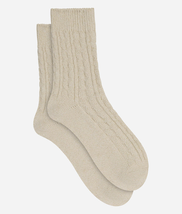 DIM Chaussettes femme beige taupe La Mode