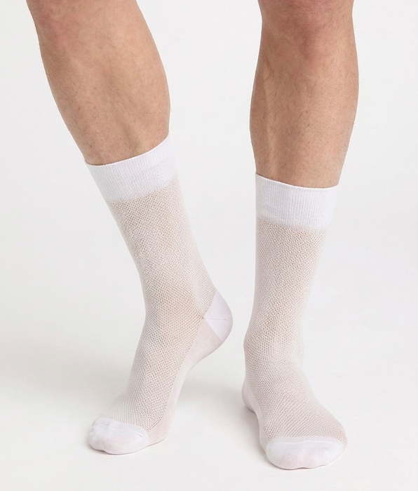DIM Chaussettes homme coton gris souris La Mode